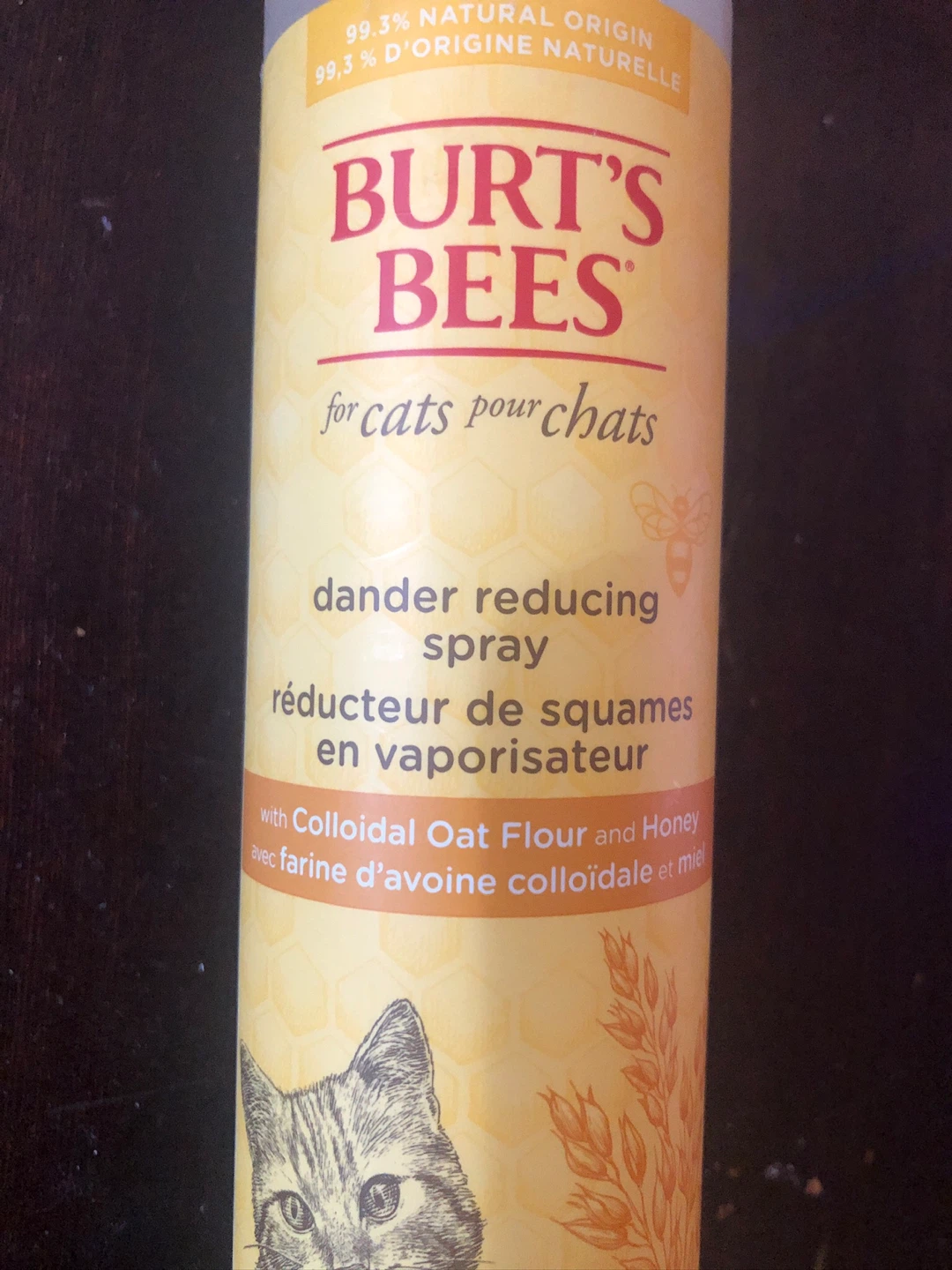 Burts Bees Cat Dander Reducing Spray. Full Bottle. - photo 2