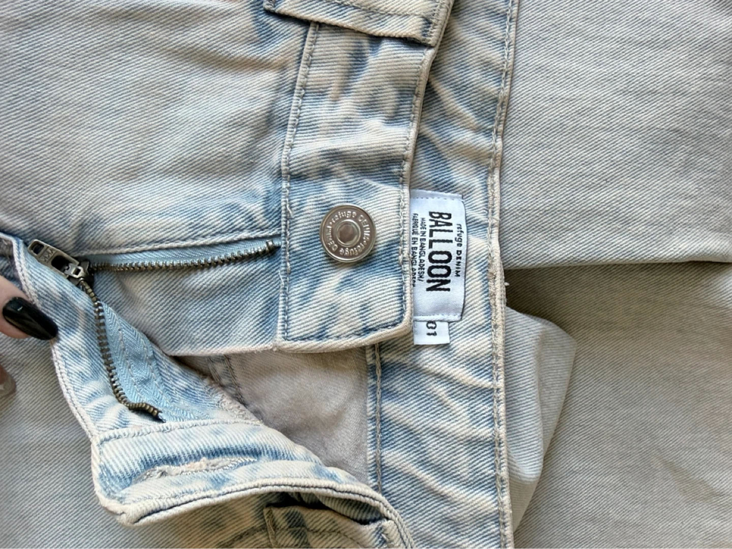 White denim jeans - photo 3