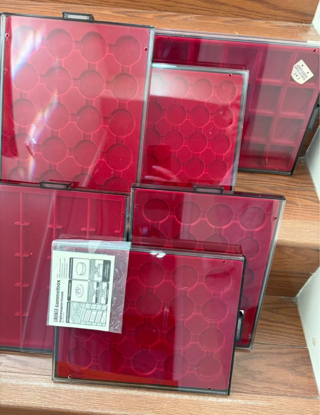 Lindner Sammelbox Coin Trays/Boxes Set of 10 - photo 3