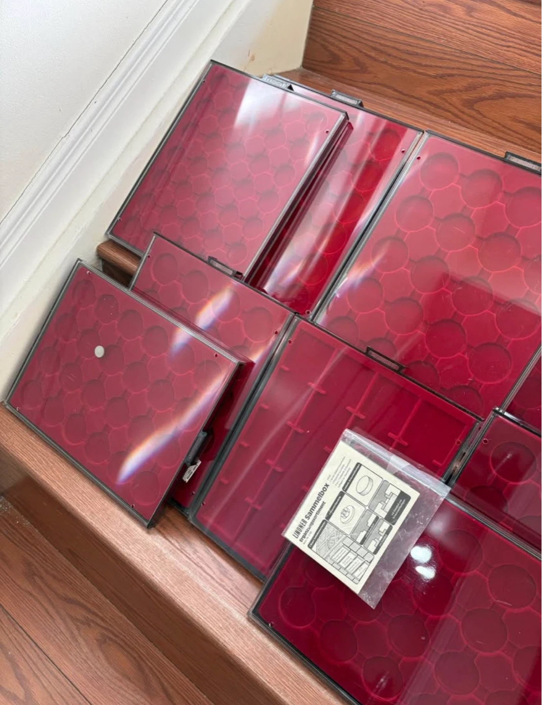 Lindner Sammelbox Coin Trays/Boxes Set of 10 - photo 2