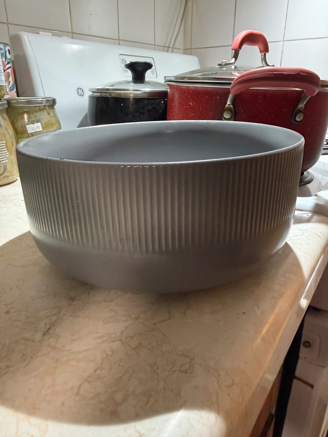 Large Grey Serving Bowl - photo 3