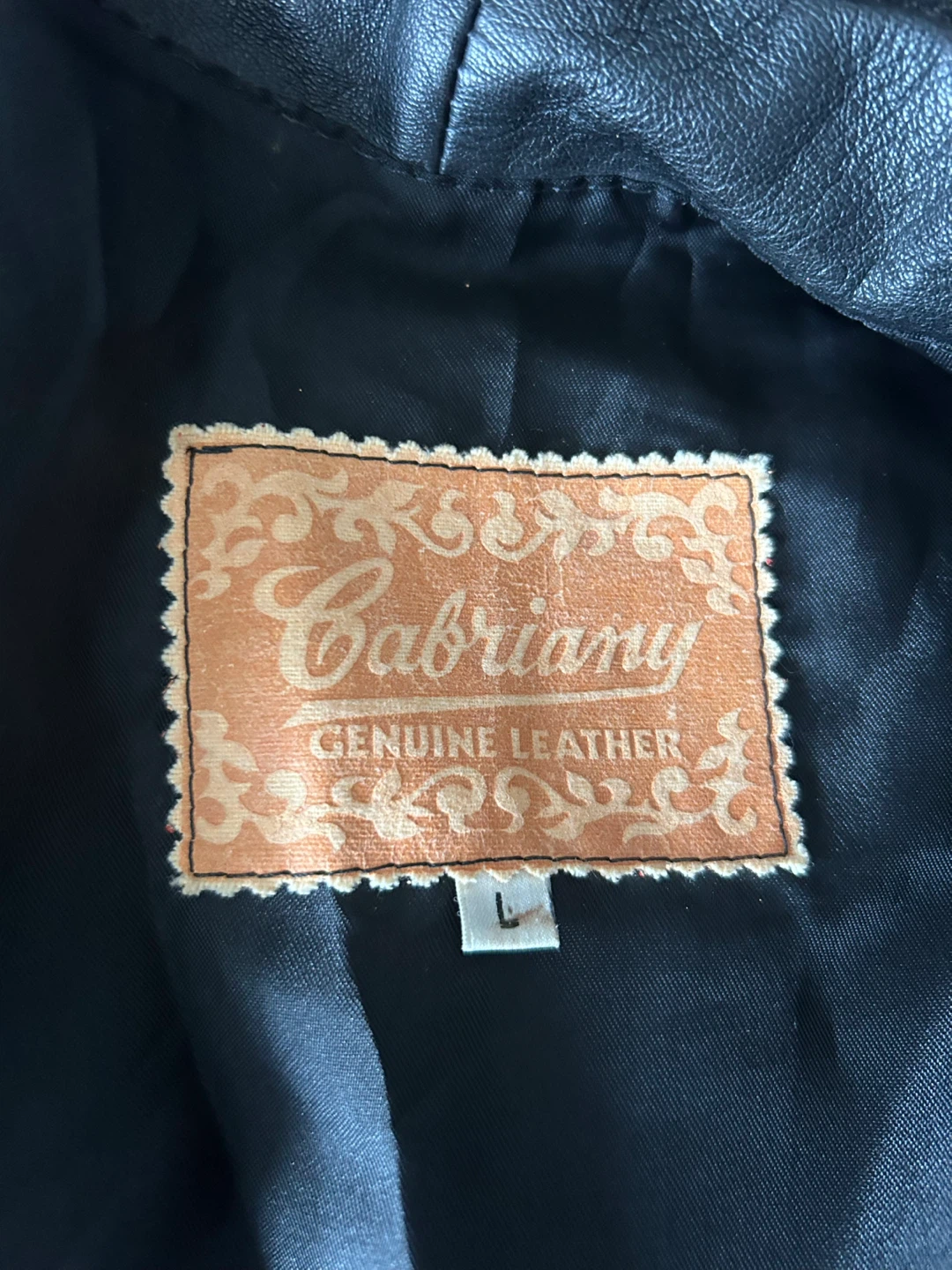 Cabriany Genuine Leather Jacket Size L - photo 3
