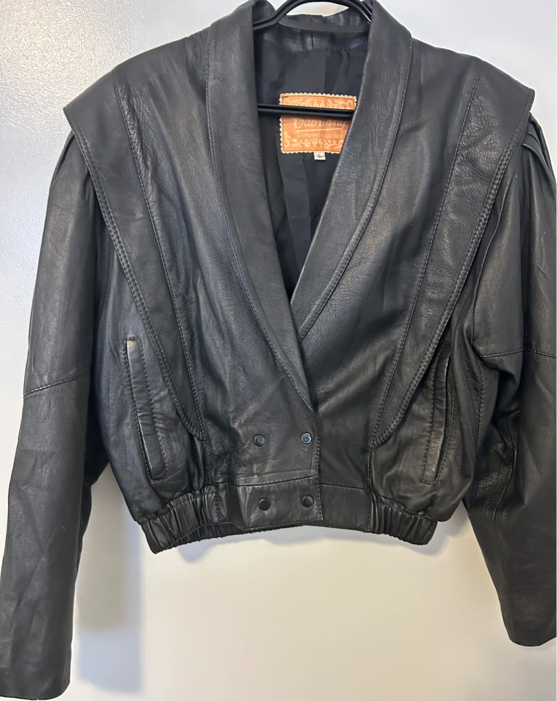 Cabriany Genuine Leather Jacket Size L