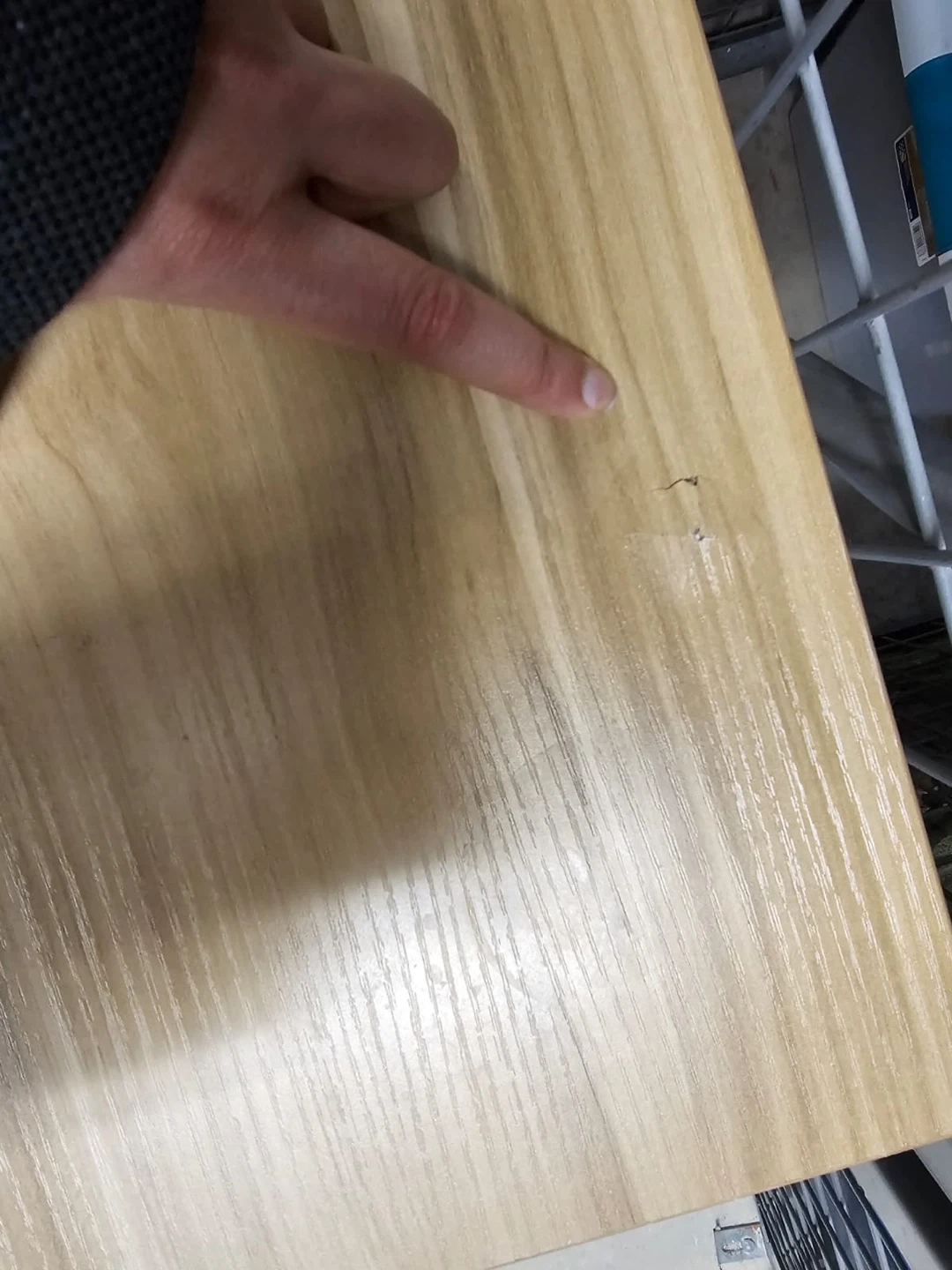 Light Woodgrain Folding Desk - photo 4