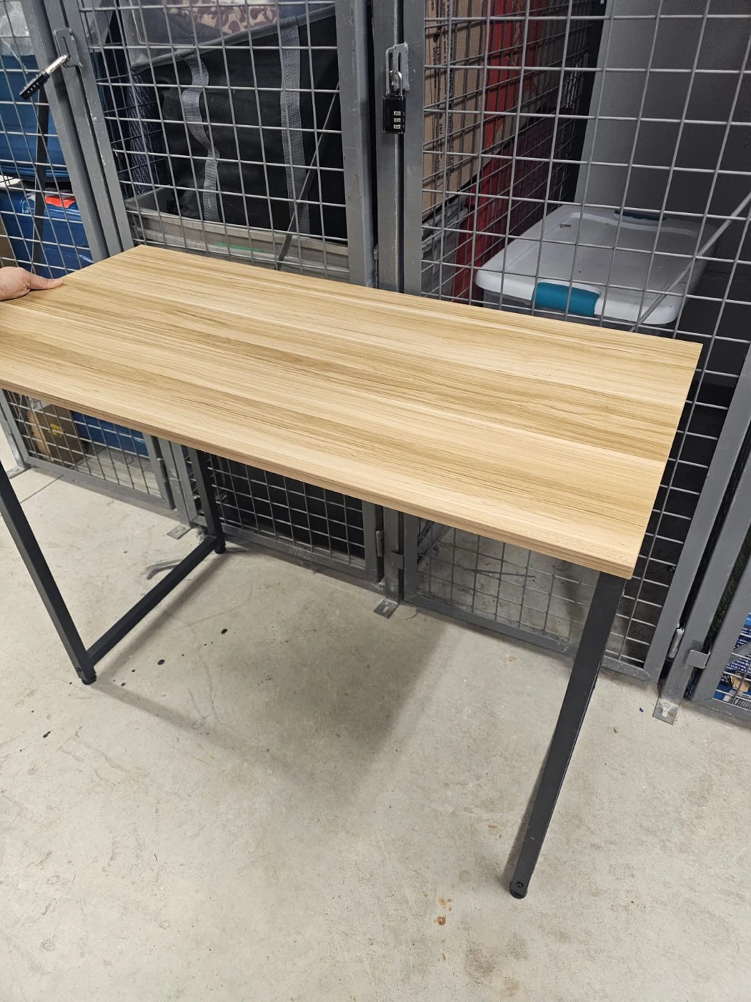 Light Woodgrain Folding Desk