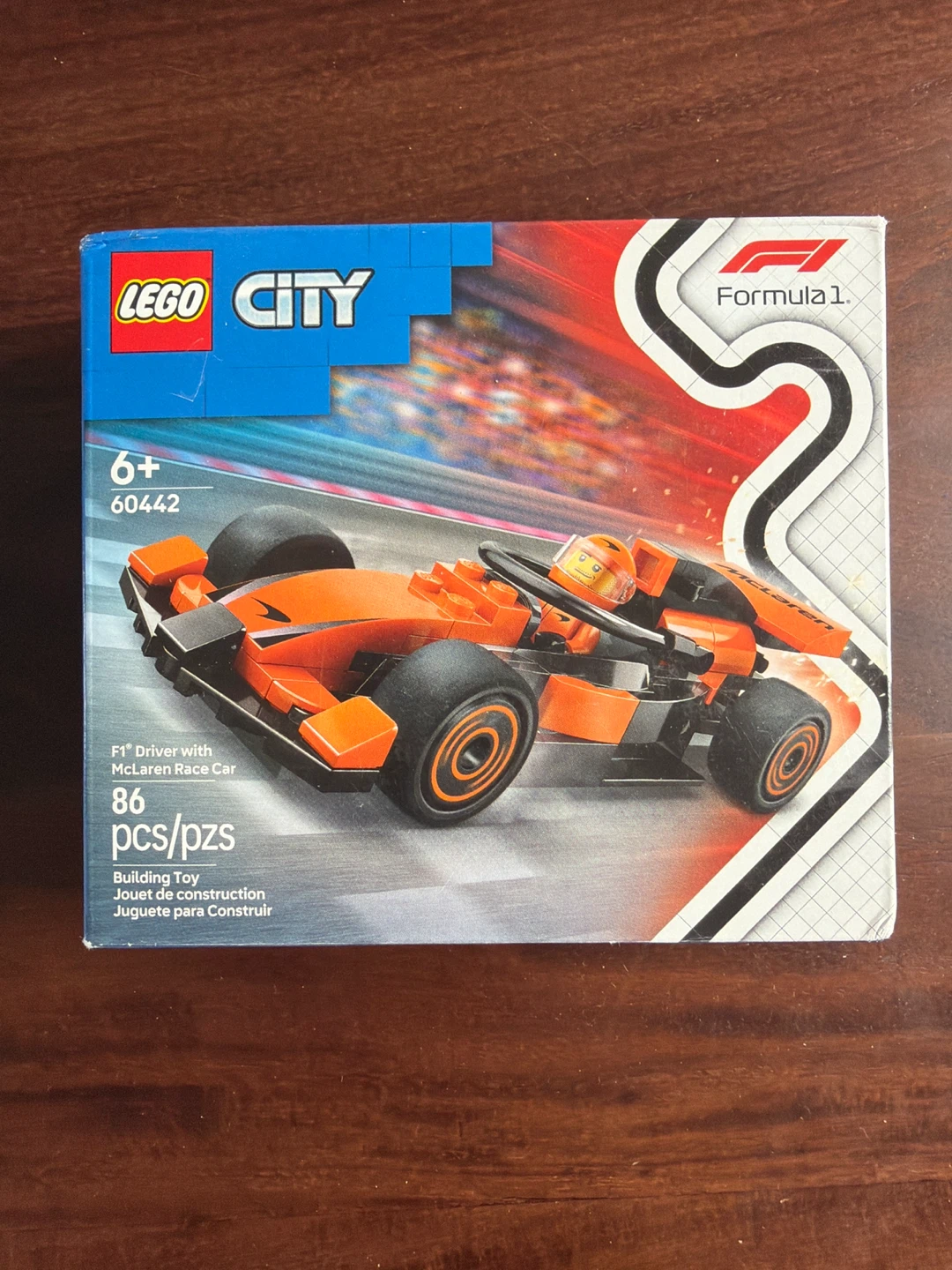 🆕LEGO City F1 Driver w/ McLaren Race Car Building Toy  (NWT) 🌟