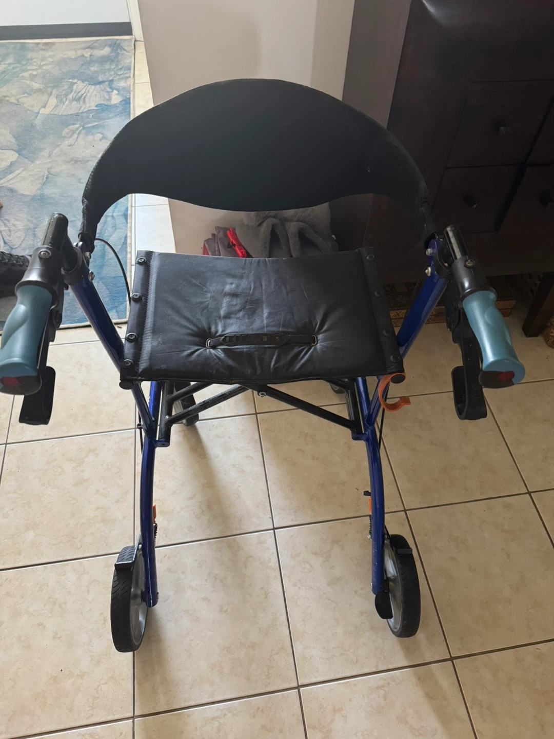 Walker with Seat and Backrest