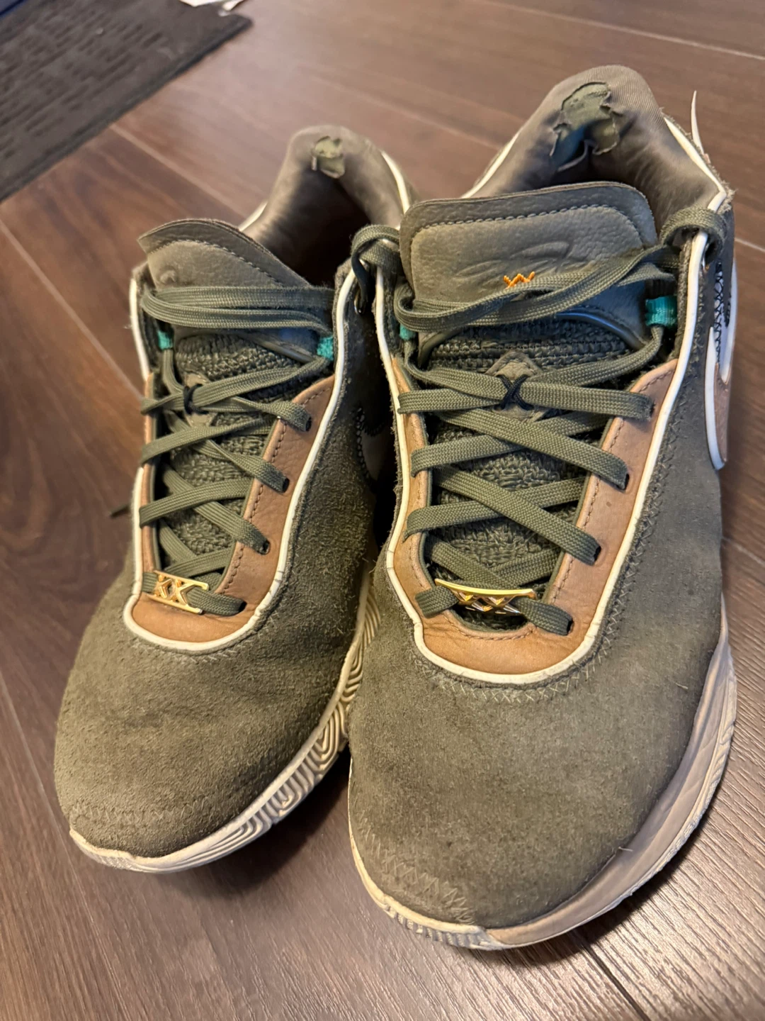 Nike LeBron 20 Basketball Shoes - Olive Green - photo 2