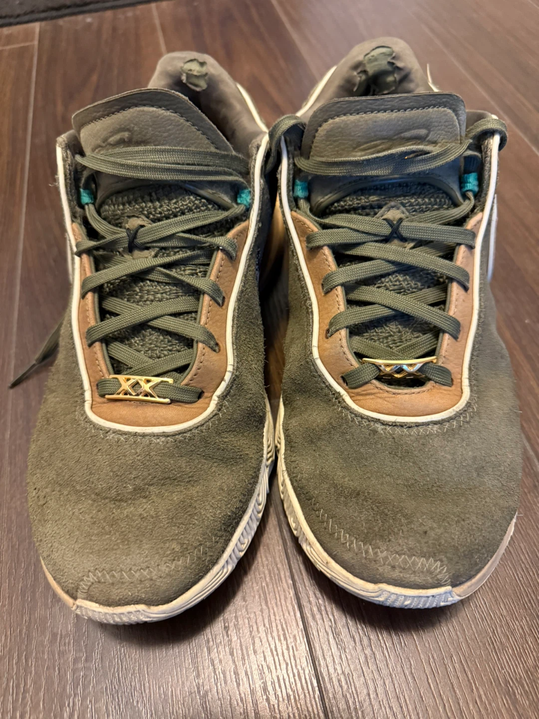 Nike LeBron 20 Basketball Shoes - Olive Green - photo 3