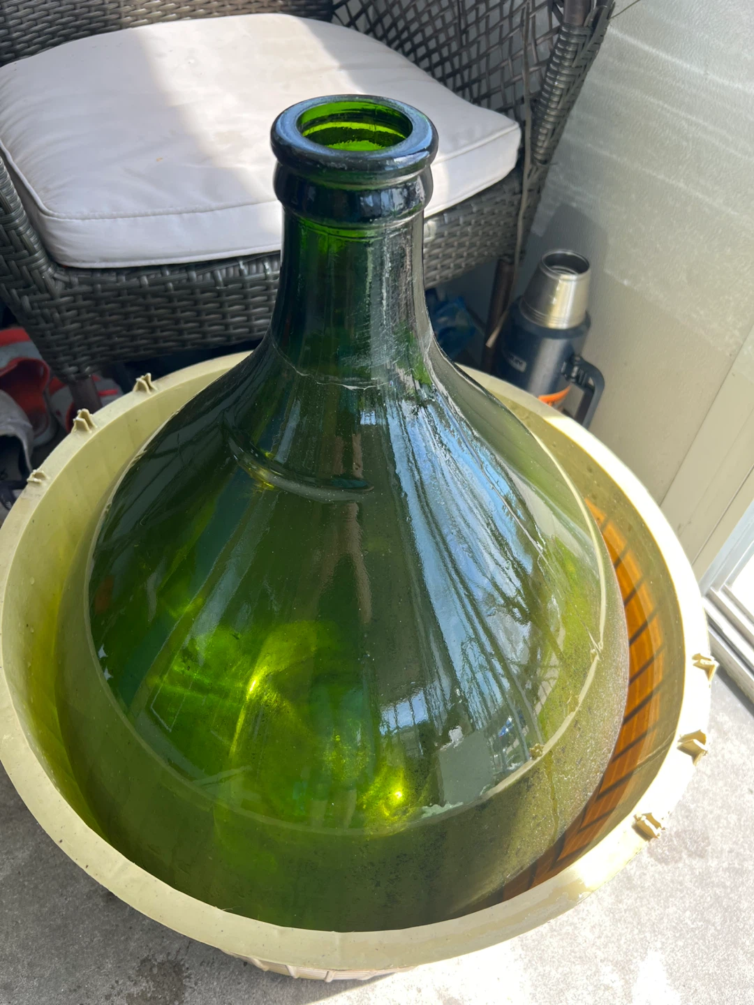 Glass 54l with cover demijohn - photo 3