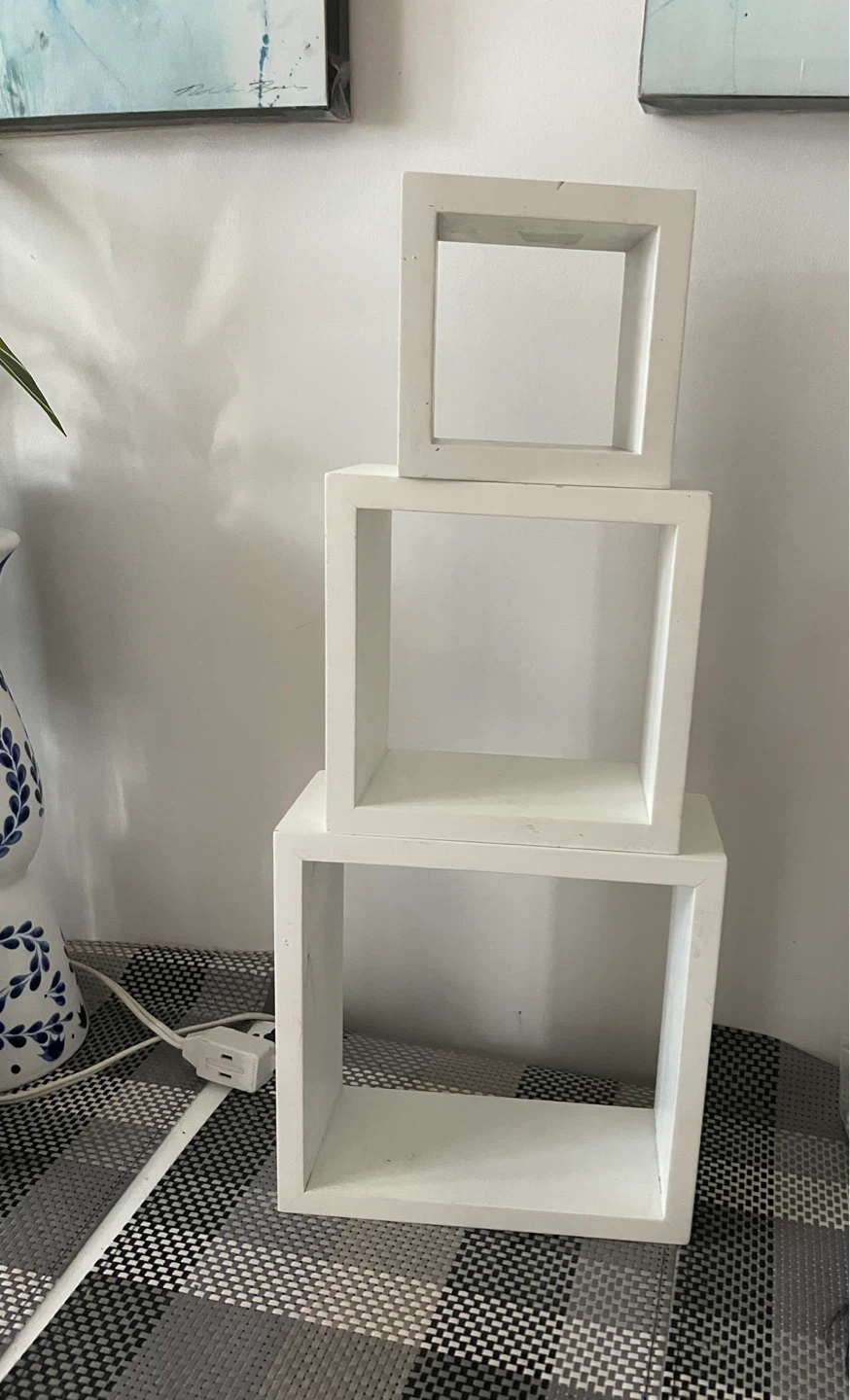 IKEA White Cube Shelving Set - photo 2