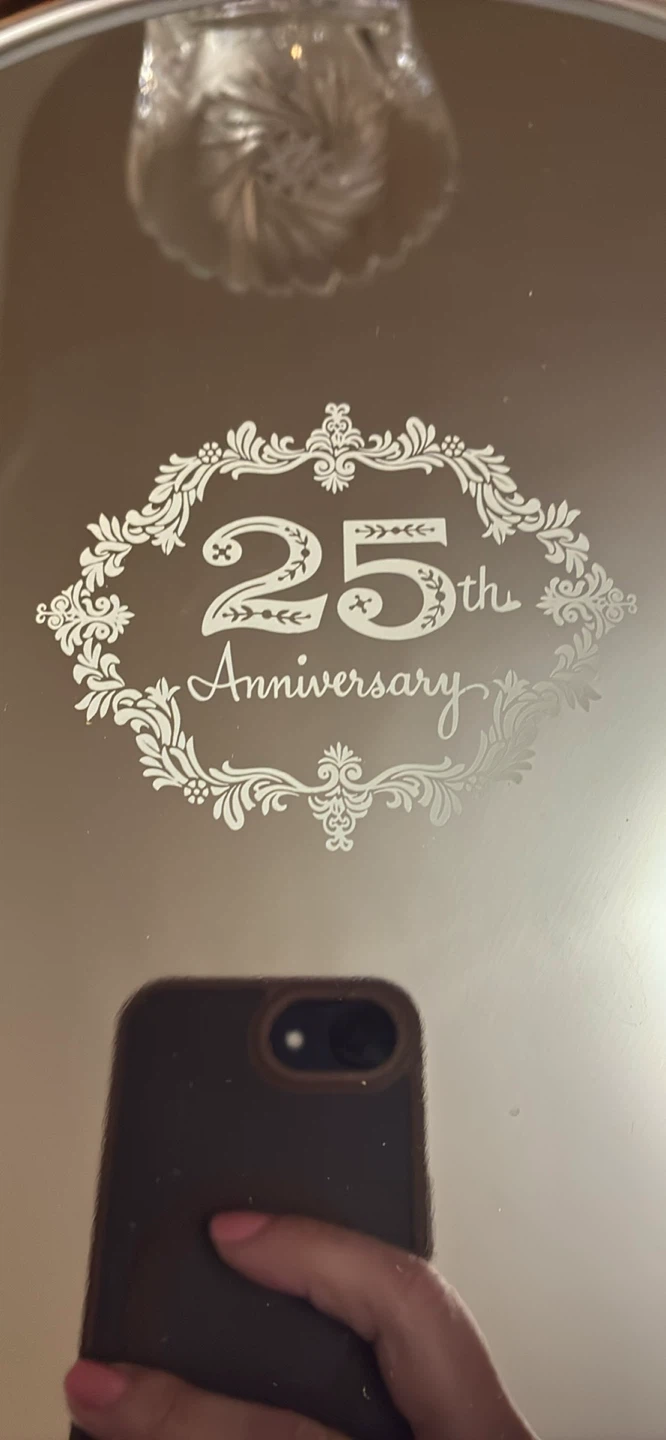 25 year anniversary decorative plate. - photo 3