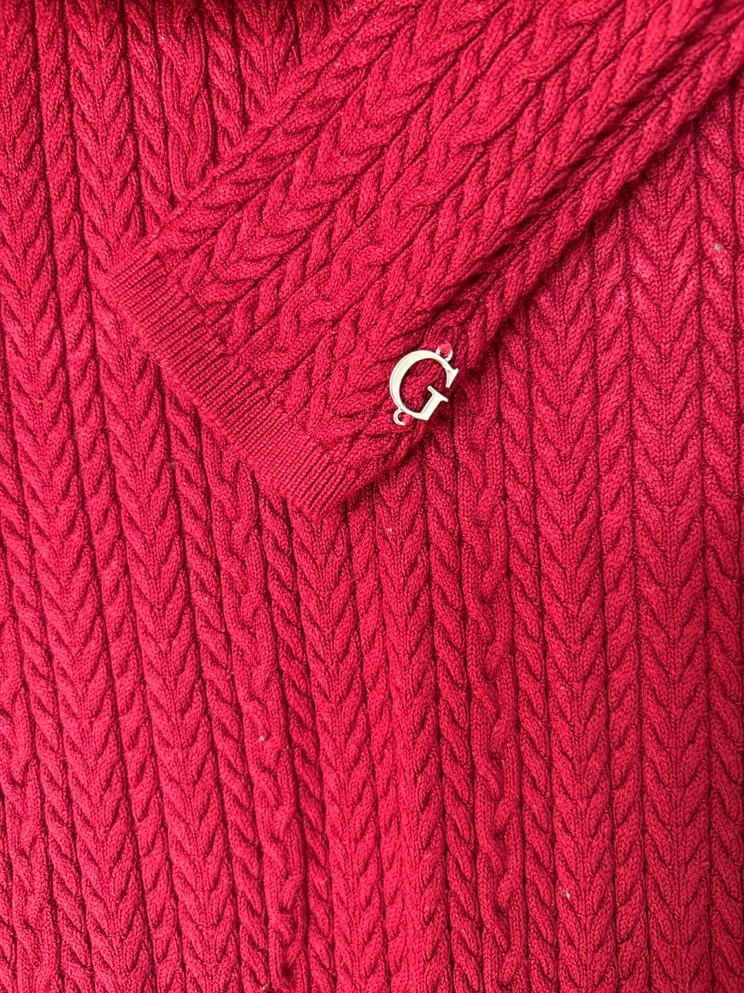 Guess red sweater dress - photo 3