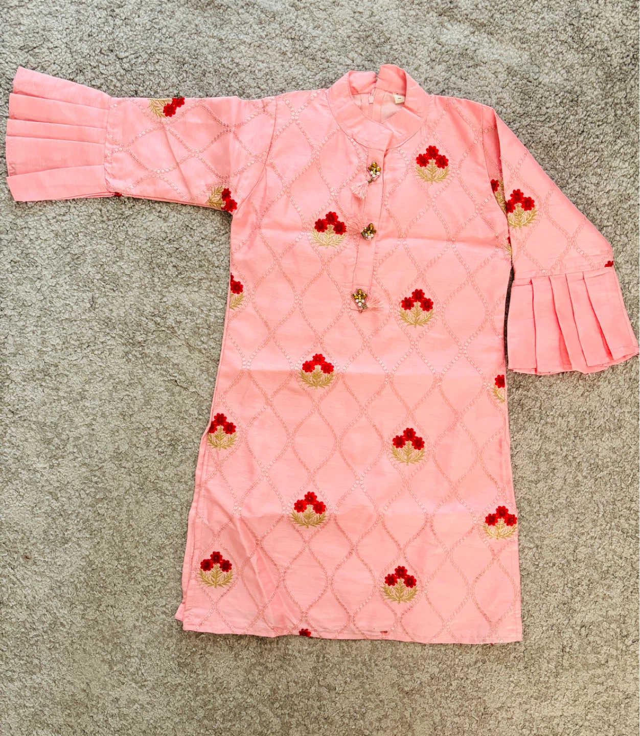 Girls age 8 to 10 years old Kurti Pants Set