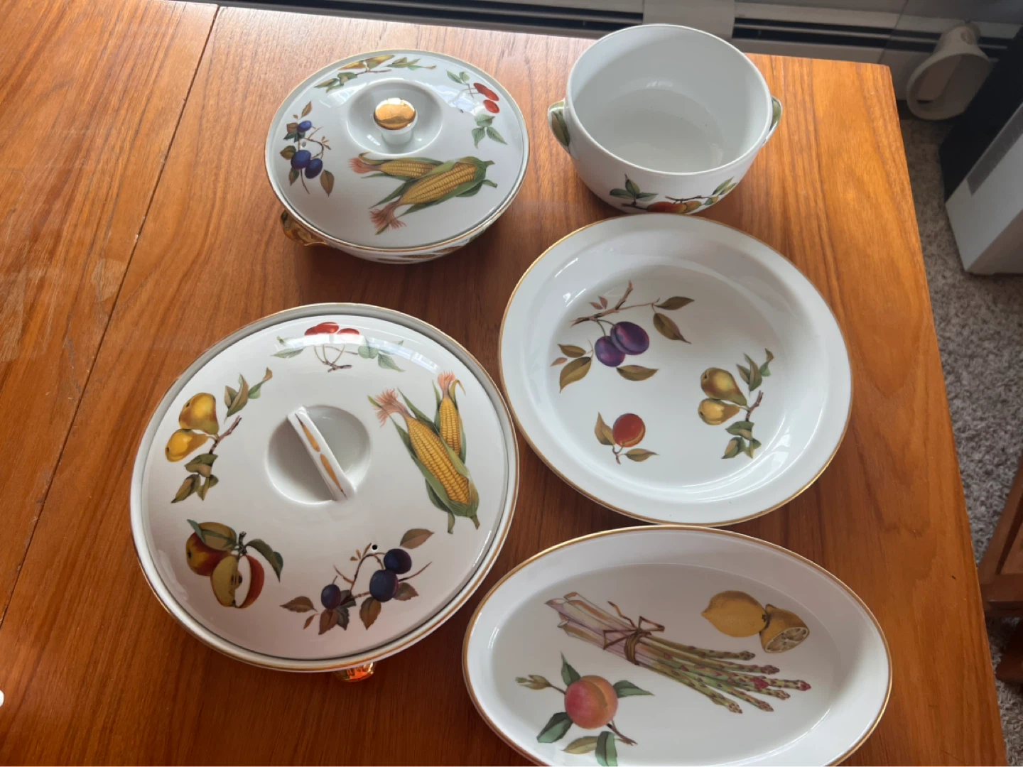 Royal Worcester Evesham Porcelain Serving Dish Set - photo 3