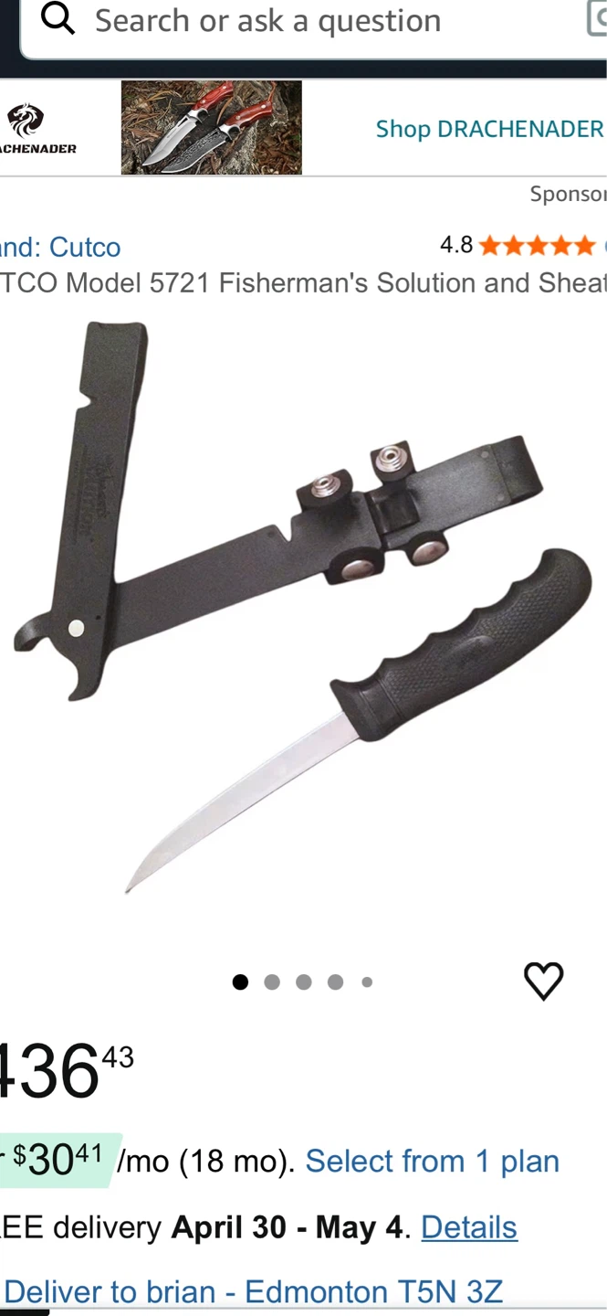 The Fisherman's Solution Fillet Knife with Sheath - photo 4