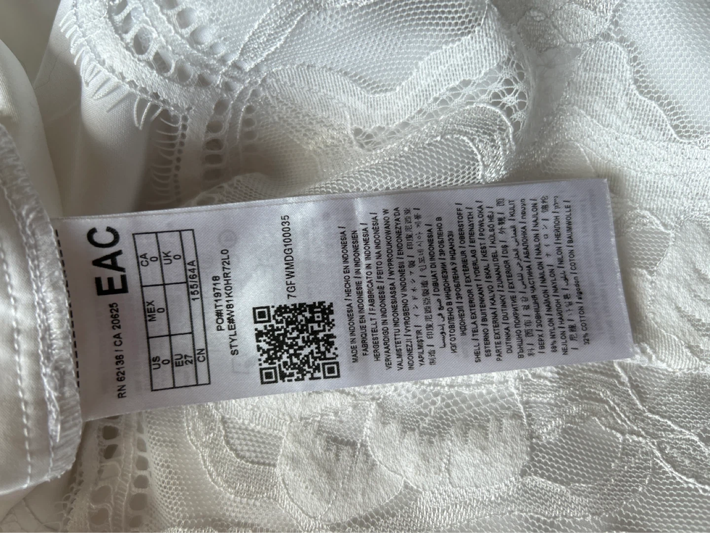 Guess strapless white dress - photo 4