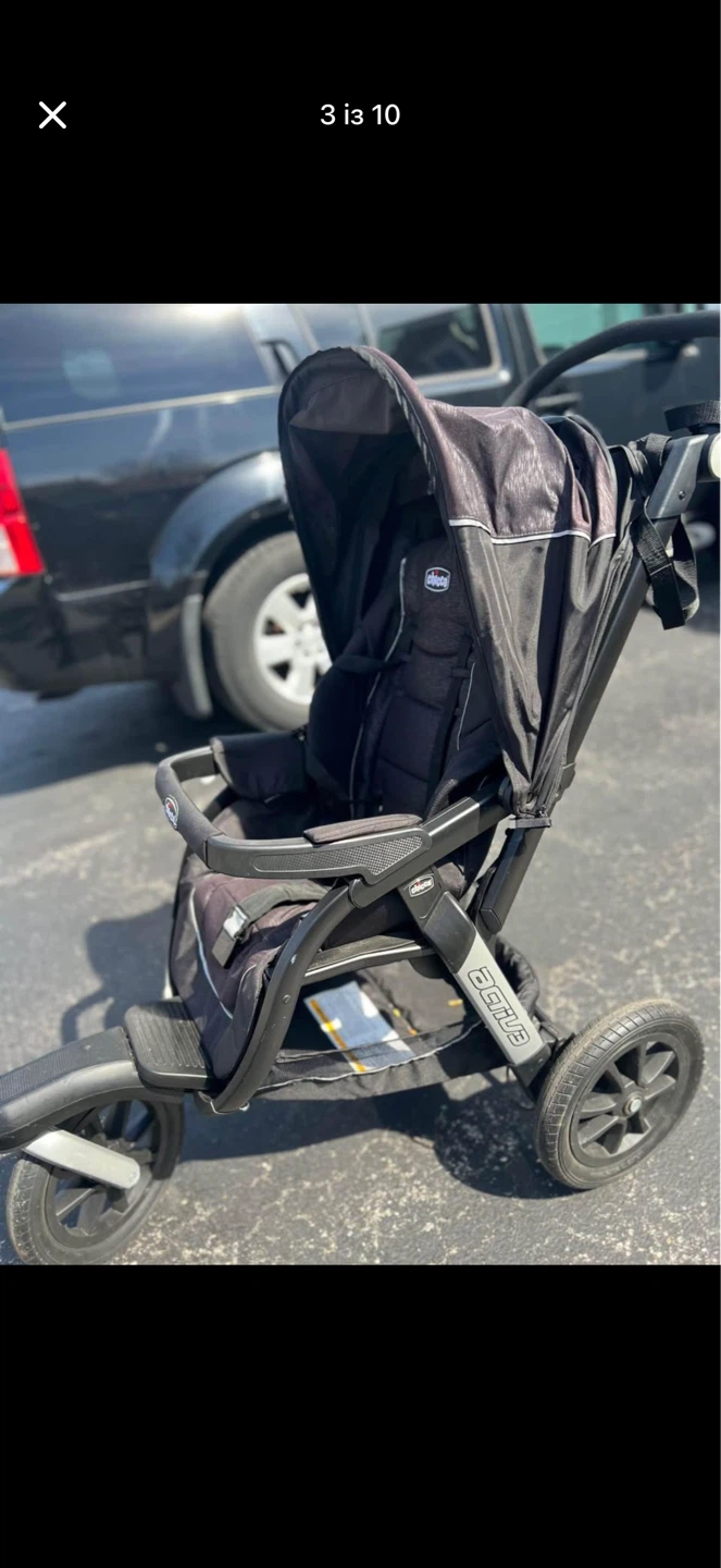Chicco Echo Jogging Stroller + car seat - photo 3