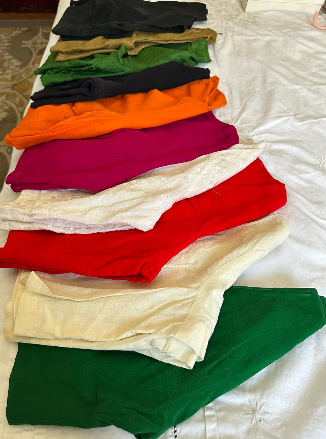 10 Mixed sari blouses 🌱