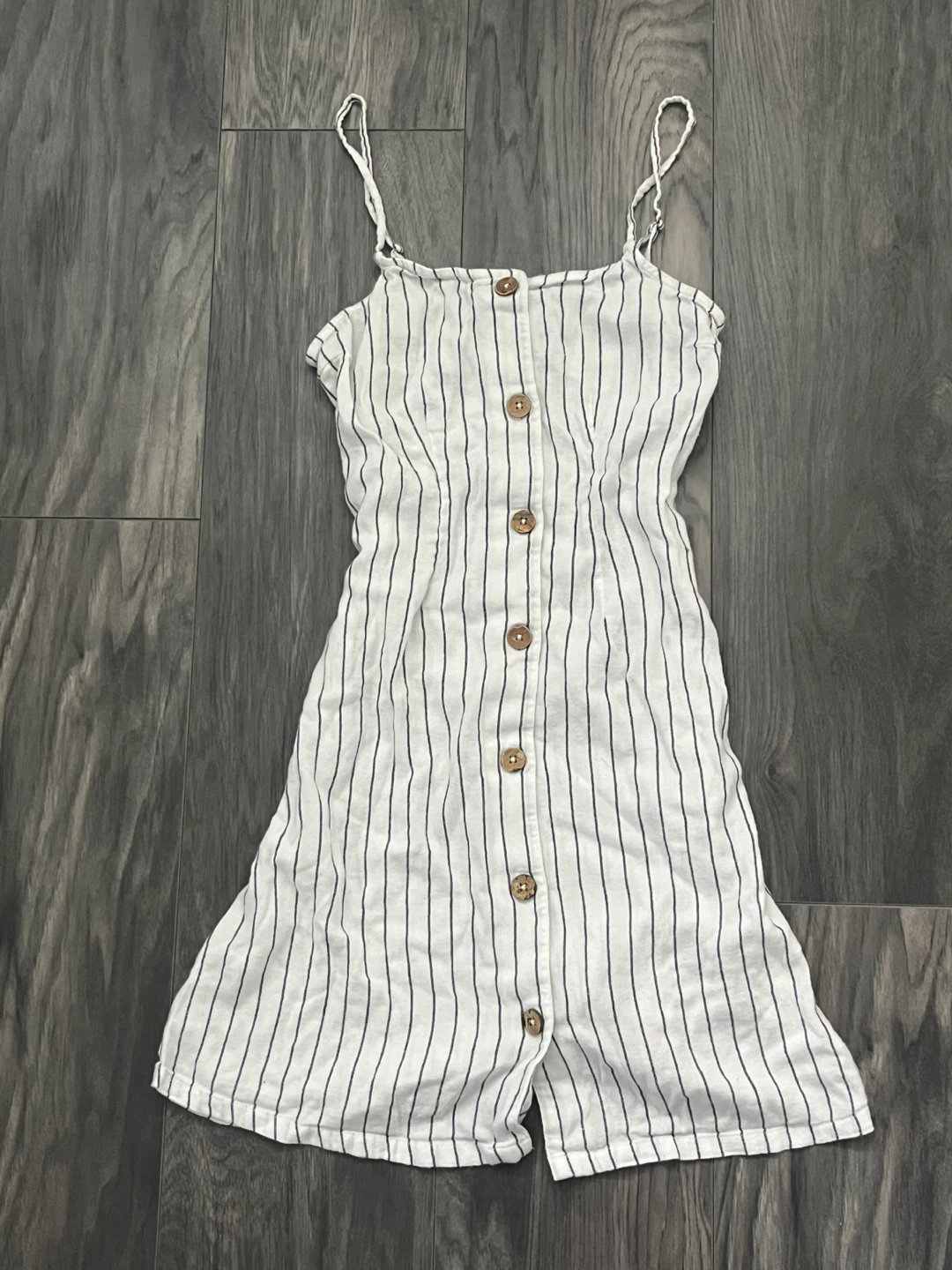 Y2K White Striped Mini Dress | Women