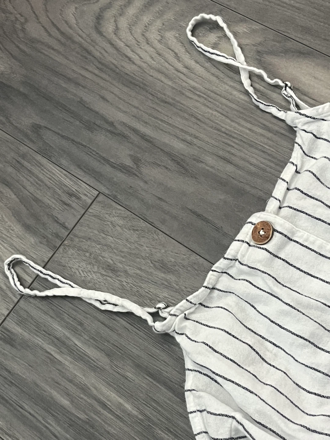 Y2K White Striped Mini Dress | Women - photo 3