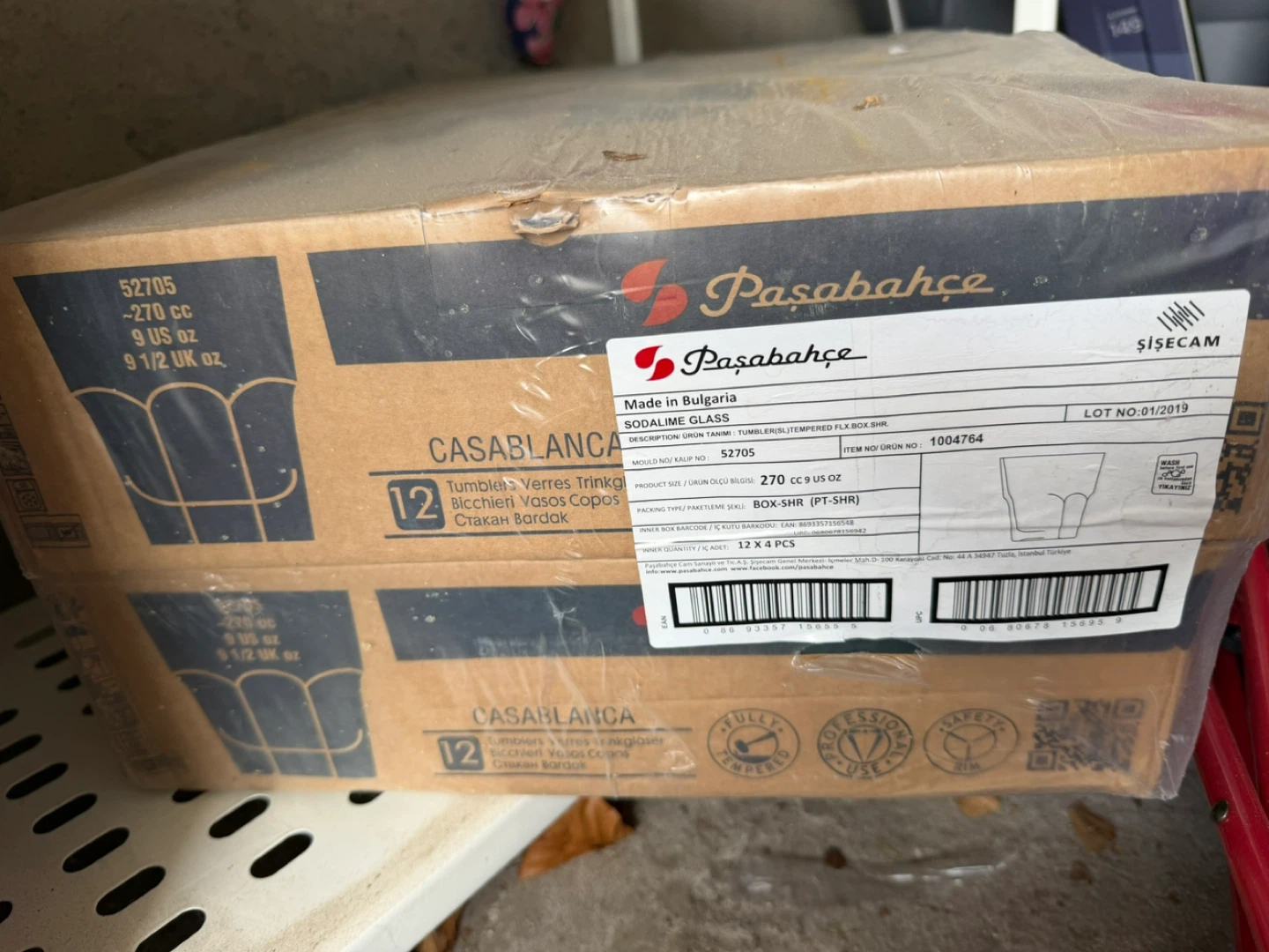 Pasabahce Casablanca Tumbler Glasses (12 Pack)