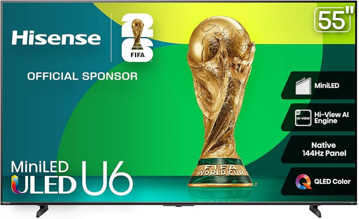 Hisense 55" 4K U6 MiniLED ULED TV NEED GONE TODAY