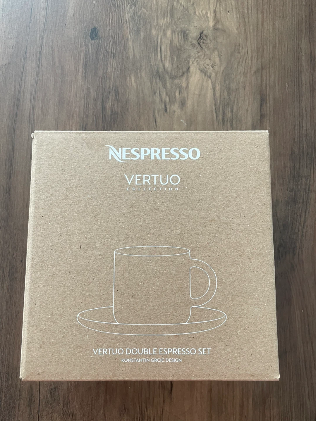 Nespresso Vertuo Double Espresso Cups & Spoons Set