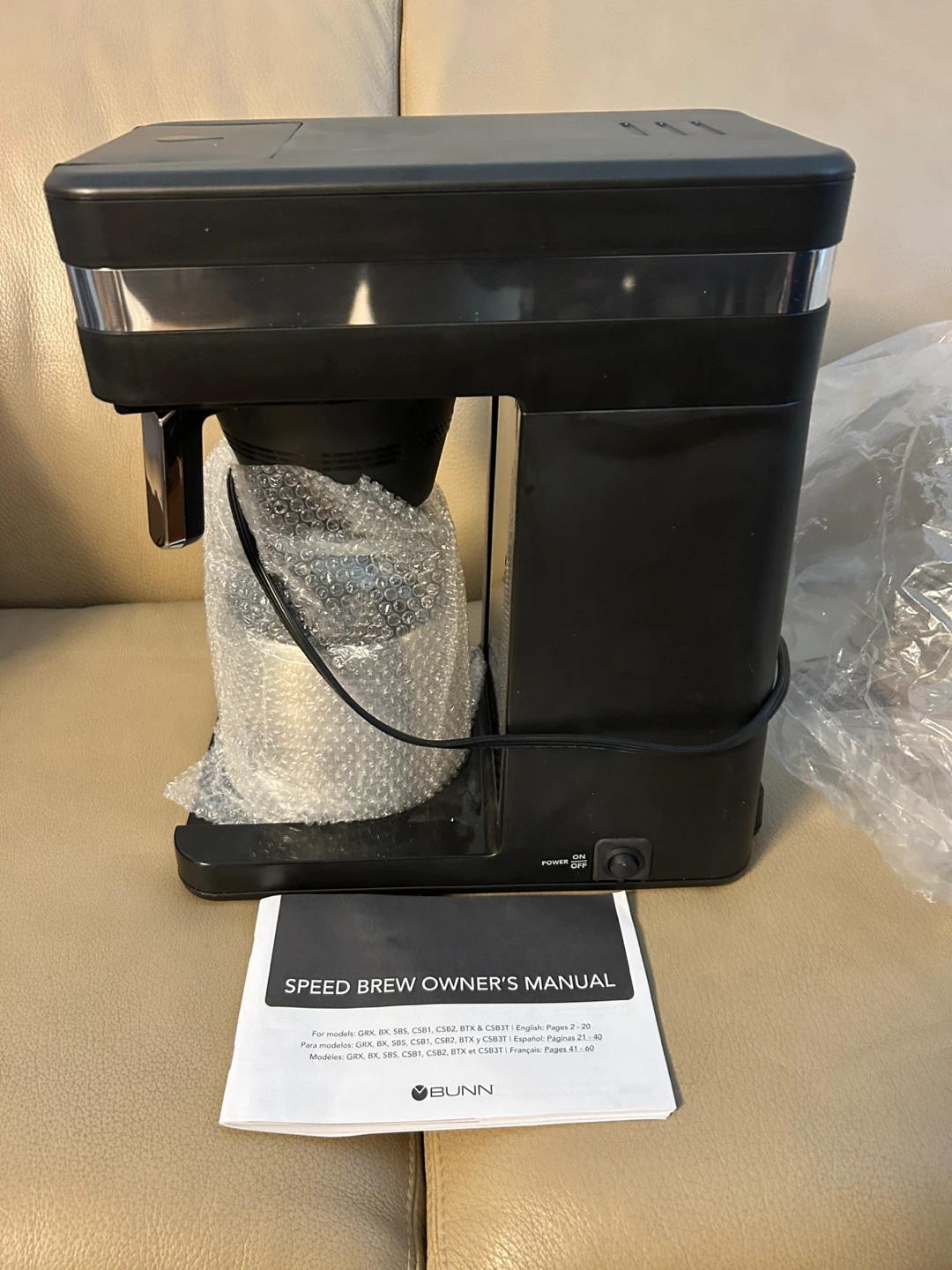 NEW BUNN Speed Brew Platinum Coffee Maker (Model CSB3) - photo 4