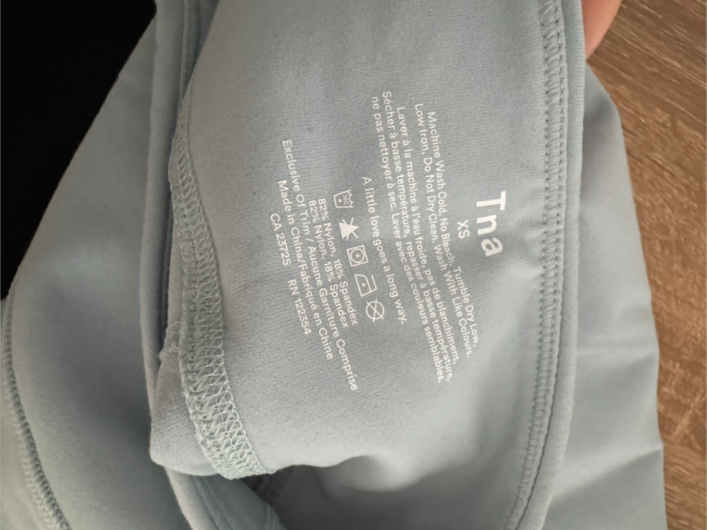 Tna Leggings - Black & Light Blue (XS) - photo 3