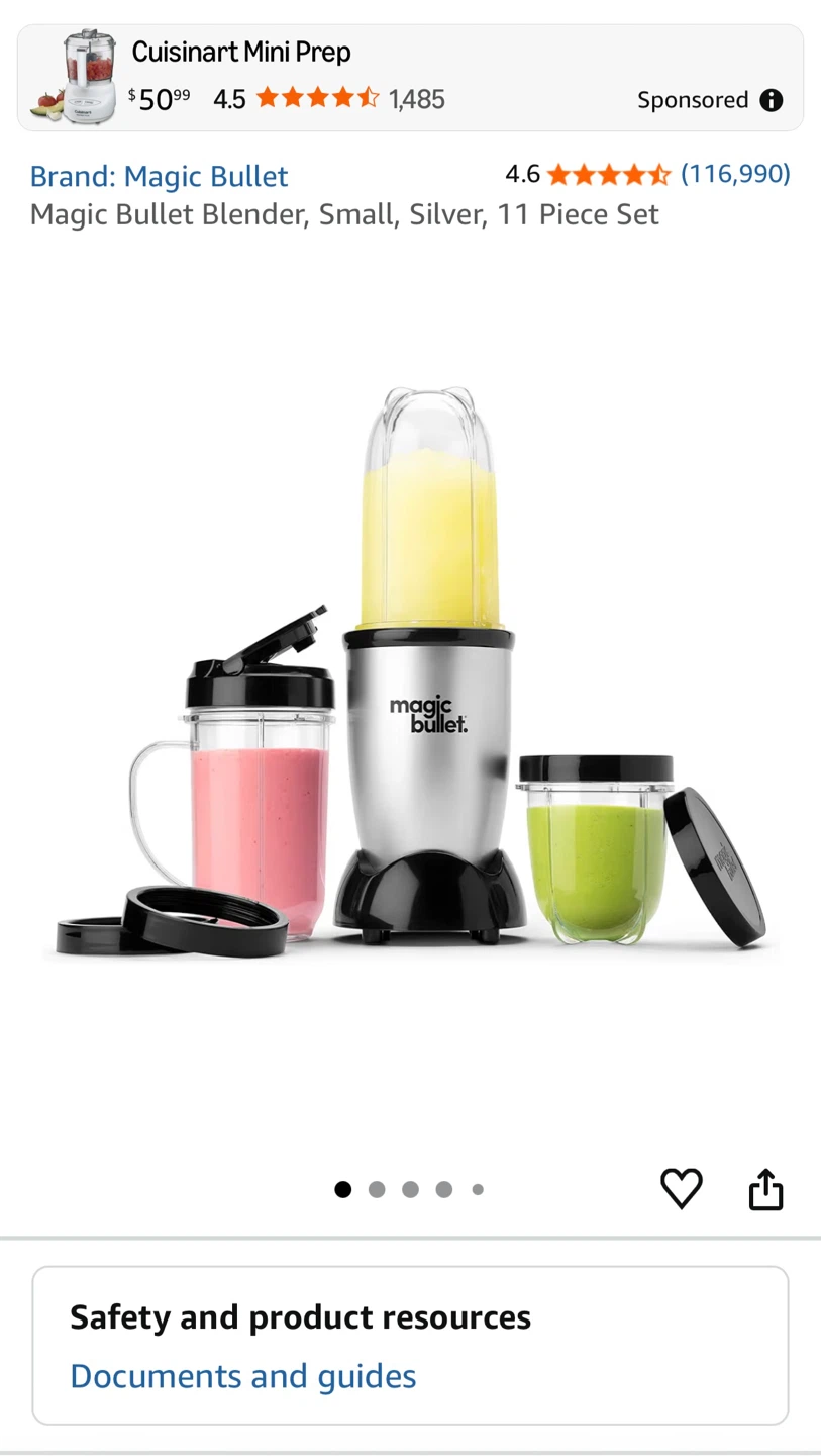 Magic Bullet Blender, 11 Piece Set - photo 4