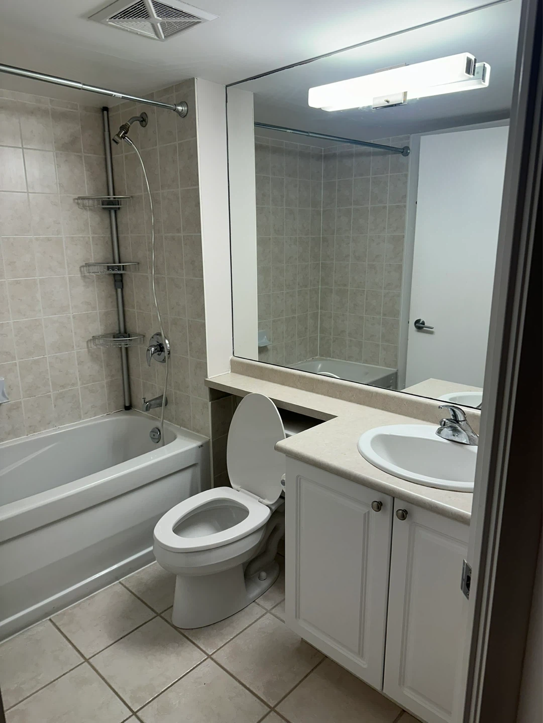 Tension Shower Caddy with 3 Shelves - photo 3