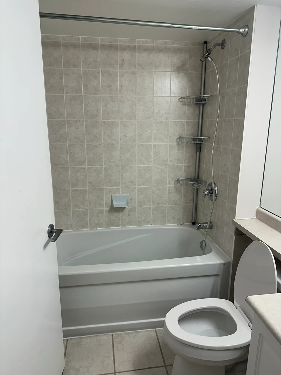 Tension Shower Caddy with 3 Shelves - photo 4