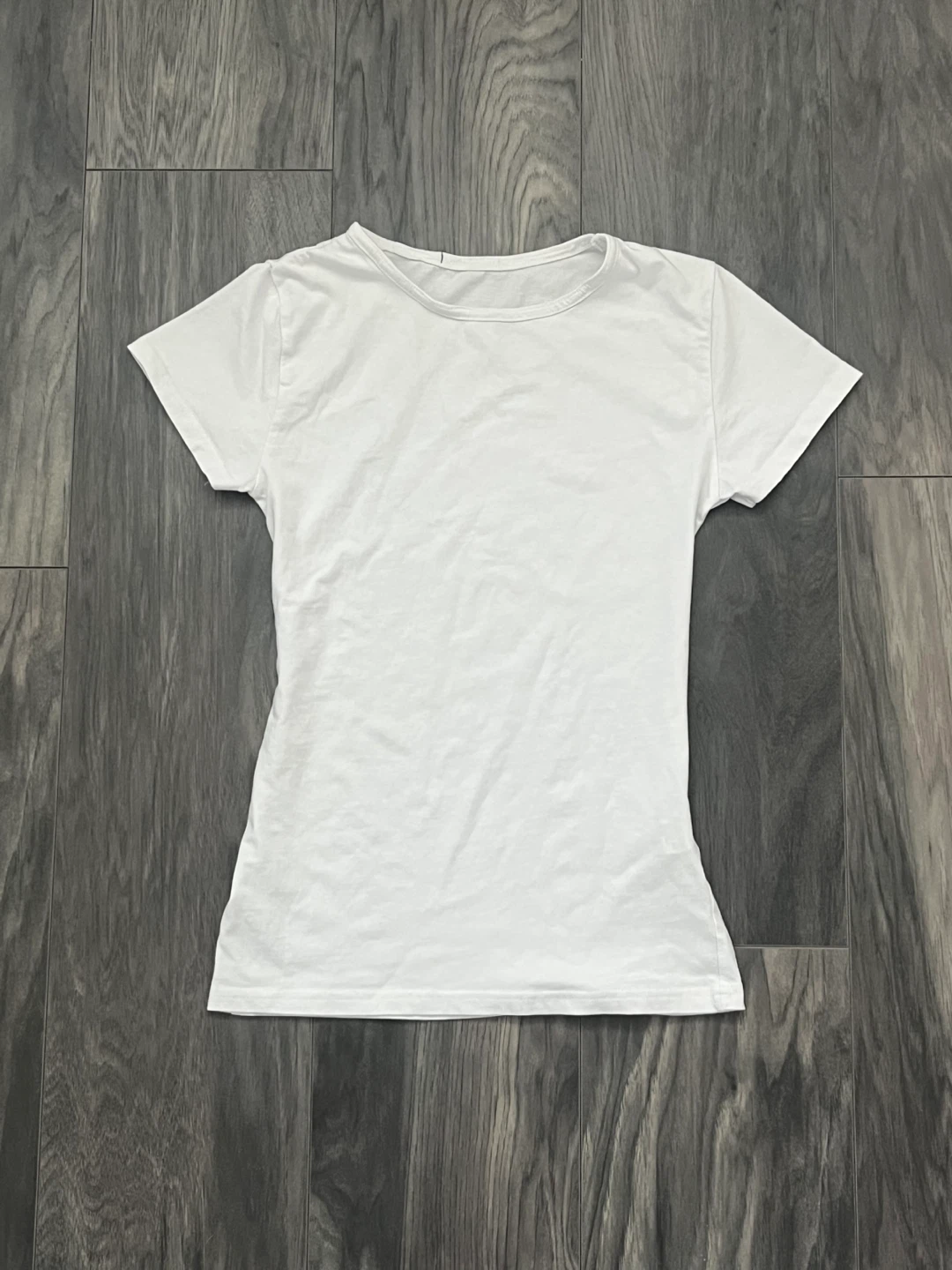 Classic Cotton Fitted White T-Shirt