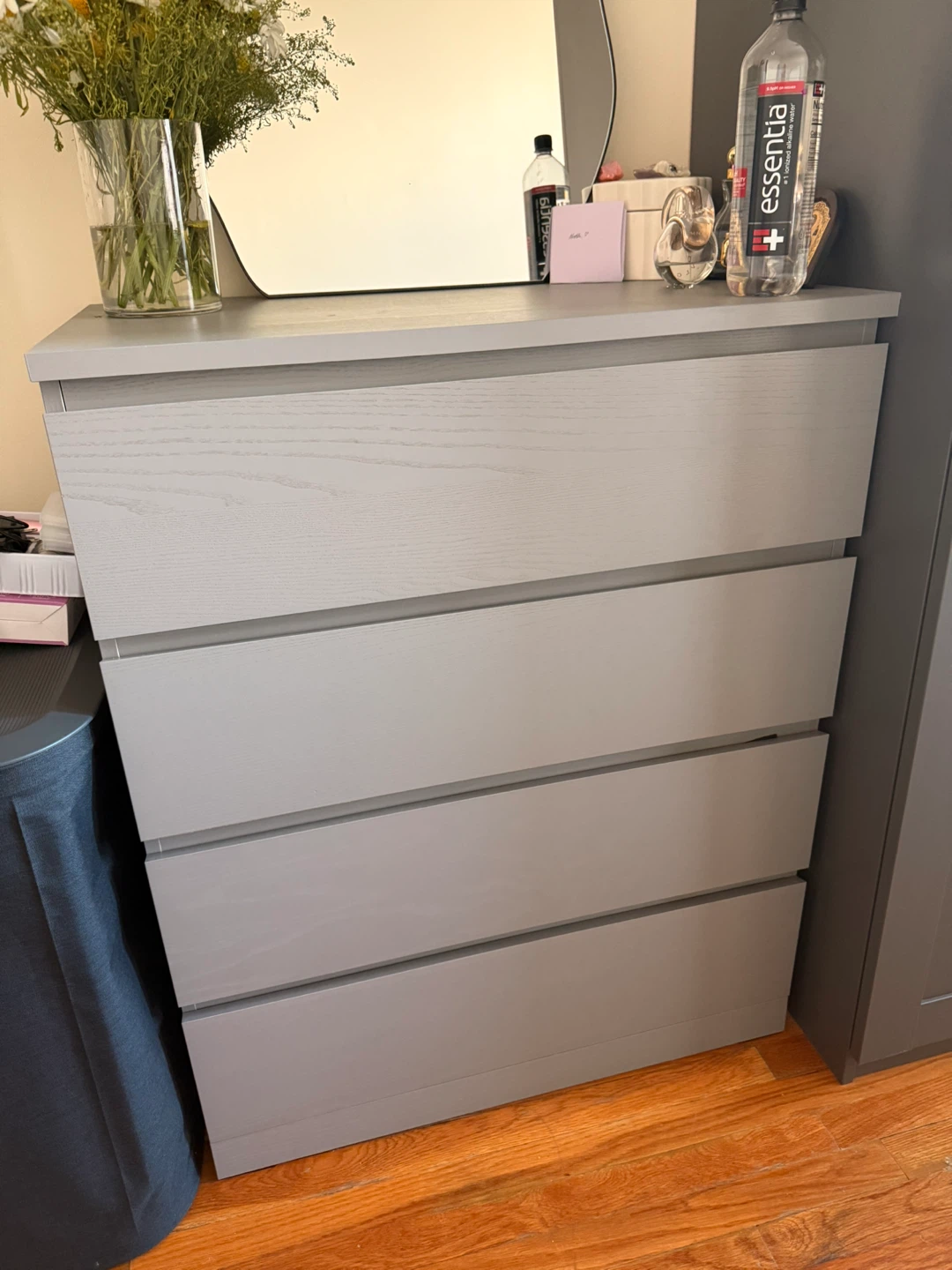 IKEA Grey 4-Drawer Dresser - photo 2