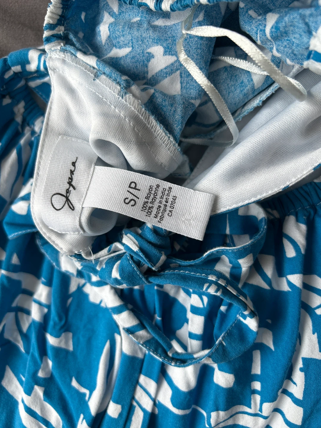 Japna blue backless summer dress - photo 3