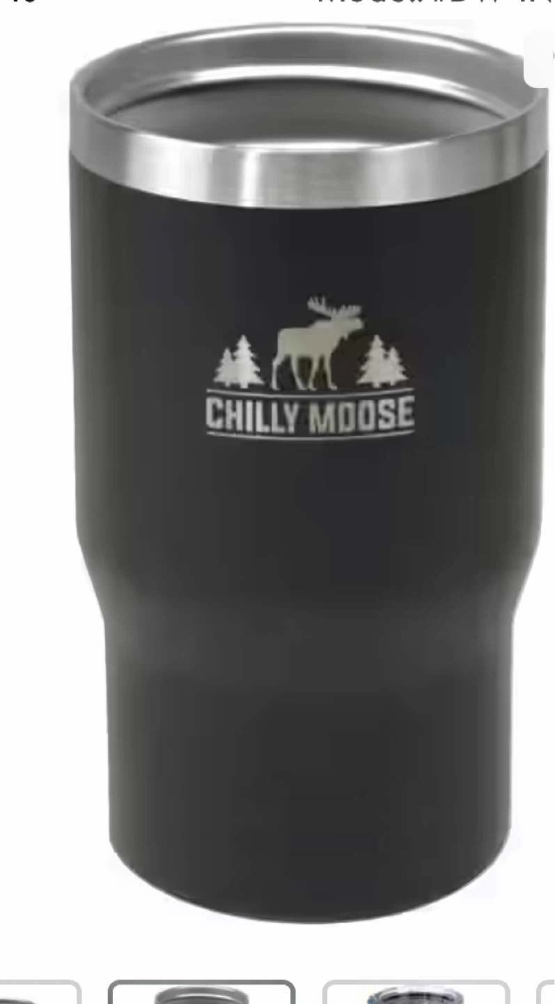TWO CHILLY MOOSE Brent Insulator & Tumbler - Midnight, 14 oz - photo 5