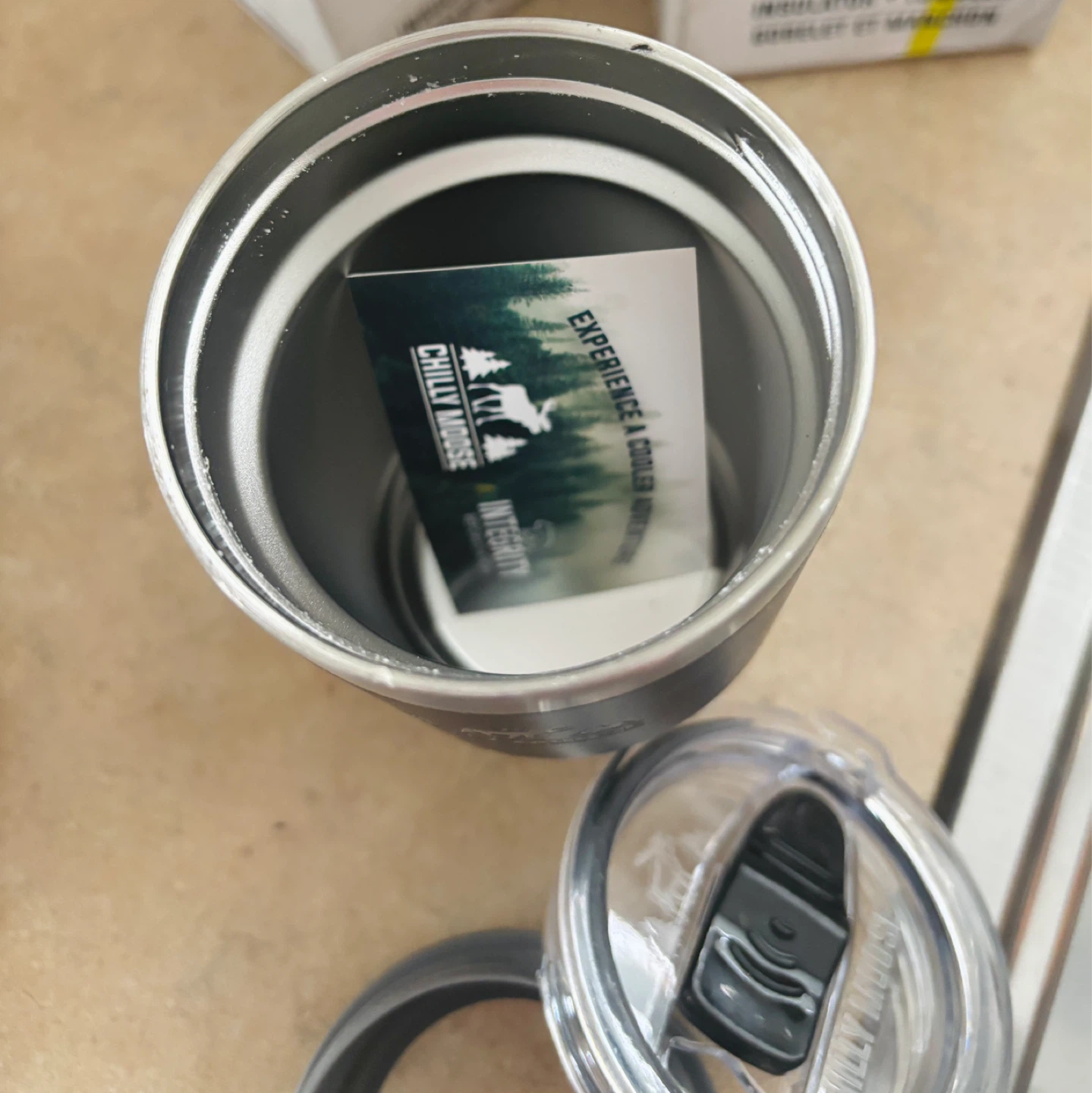 TWO CHILLY MOOSE Brent Insulator & Tumbler - Midnight, 14 oz - photo 3
