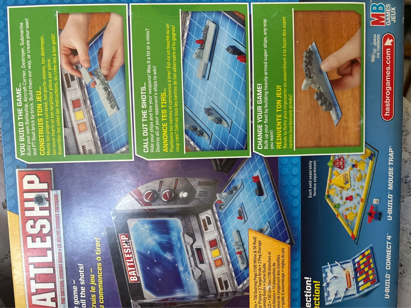 🌱  Hasbro U-Build Battleship Board Game - photo 2