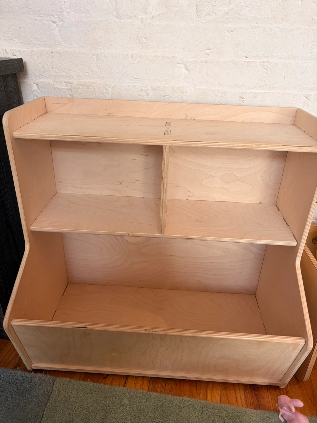 Wooden Bookshelf / Toy Storage Organizer