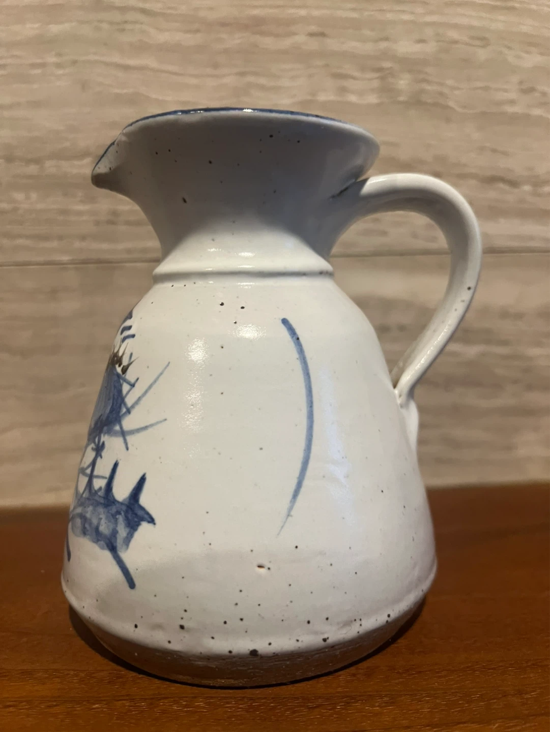 Hand-painted Ceramic Pitcher - photo 2