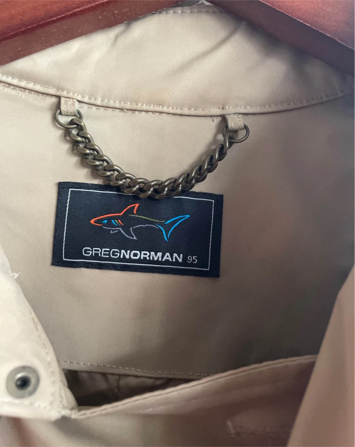 Water Repellent- Greg Norman 95 Tan Trench Coat - photo 2