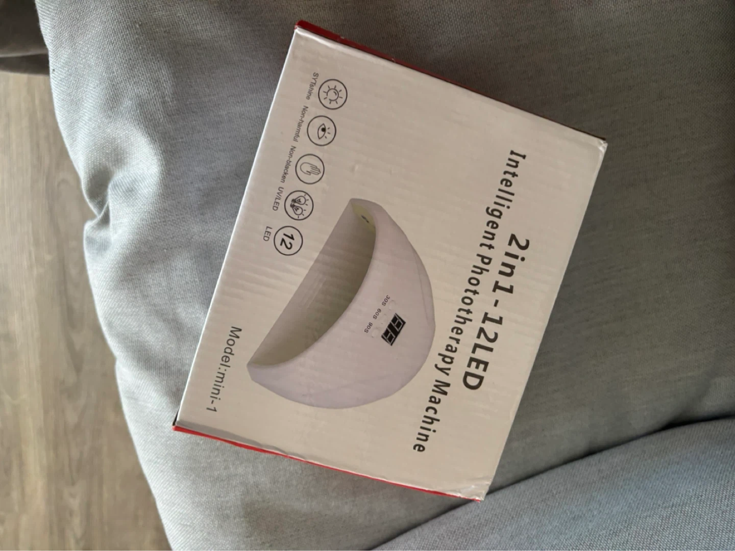 2in1 12LED Nail Lamp - Model: mini-1