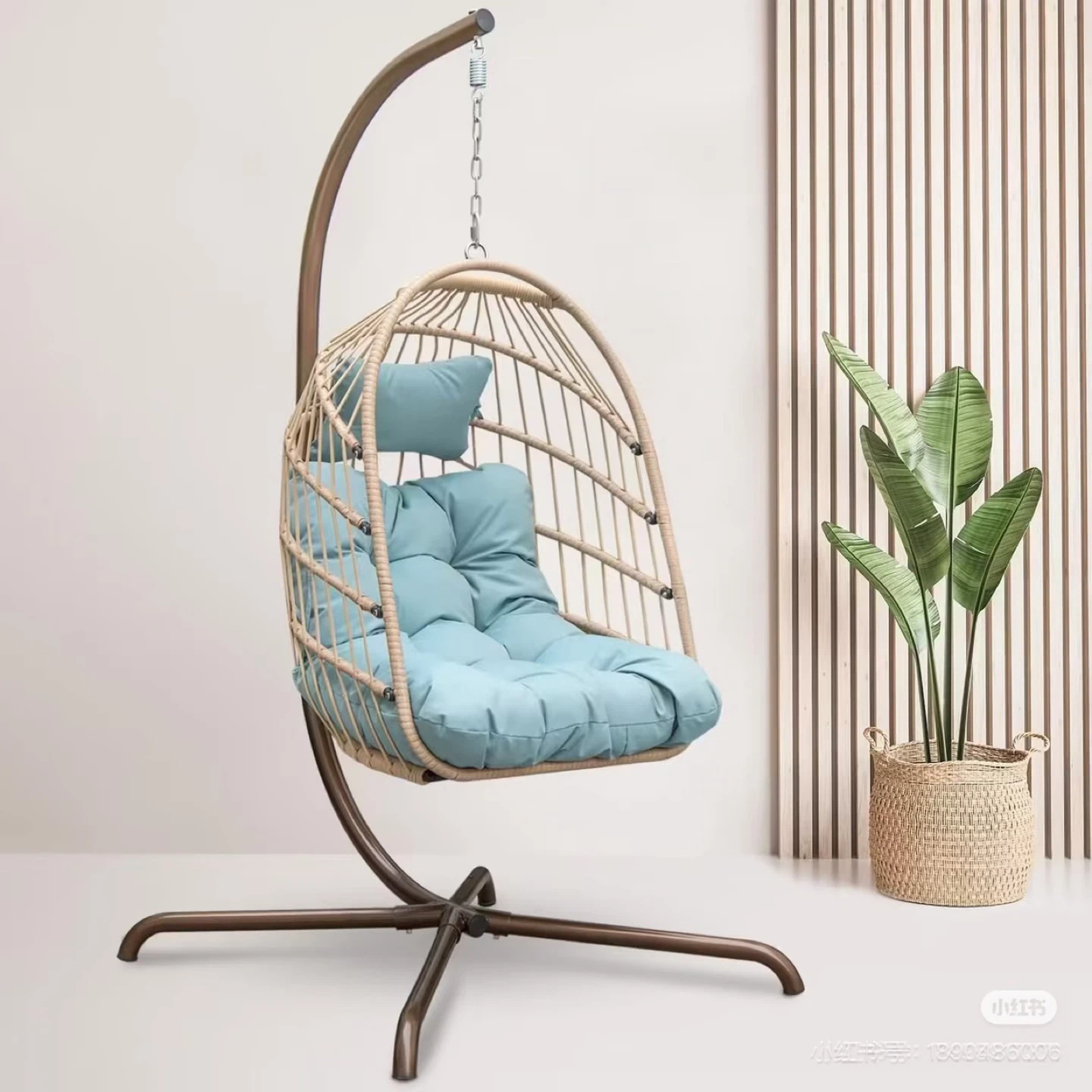 Hanging Egg Chair with Cushion