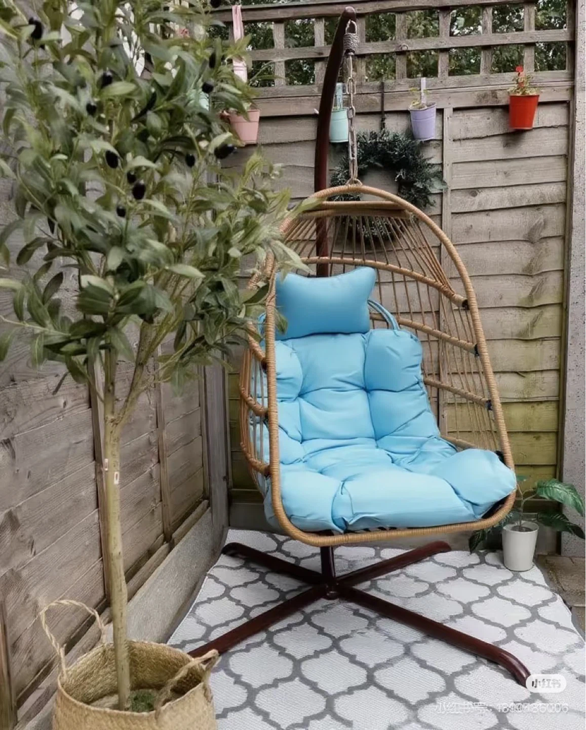 Hanging Egg Chair with Cushion - photo 3