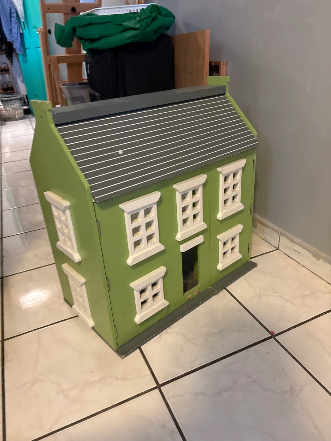 Wooden doll house and toys - photo 3