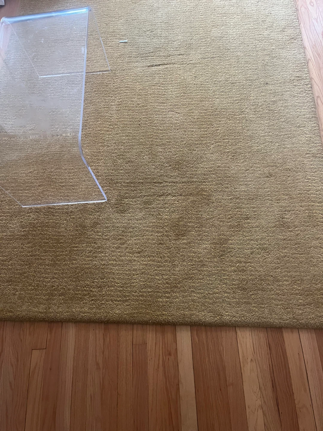 IKEA Langstead Mustard Yellow Rug