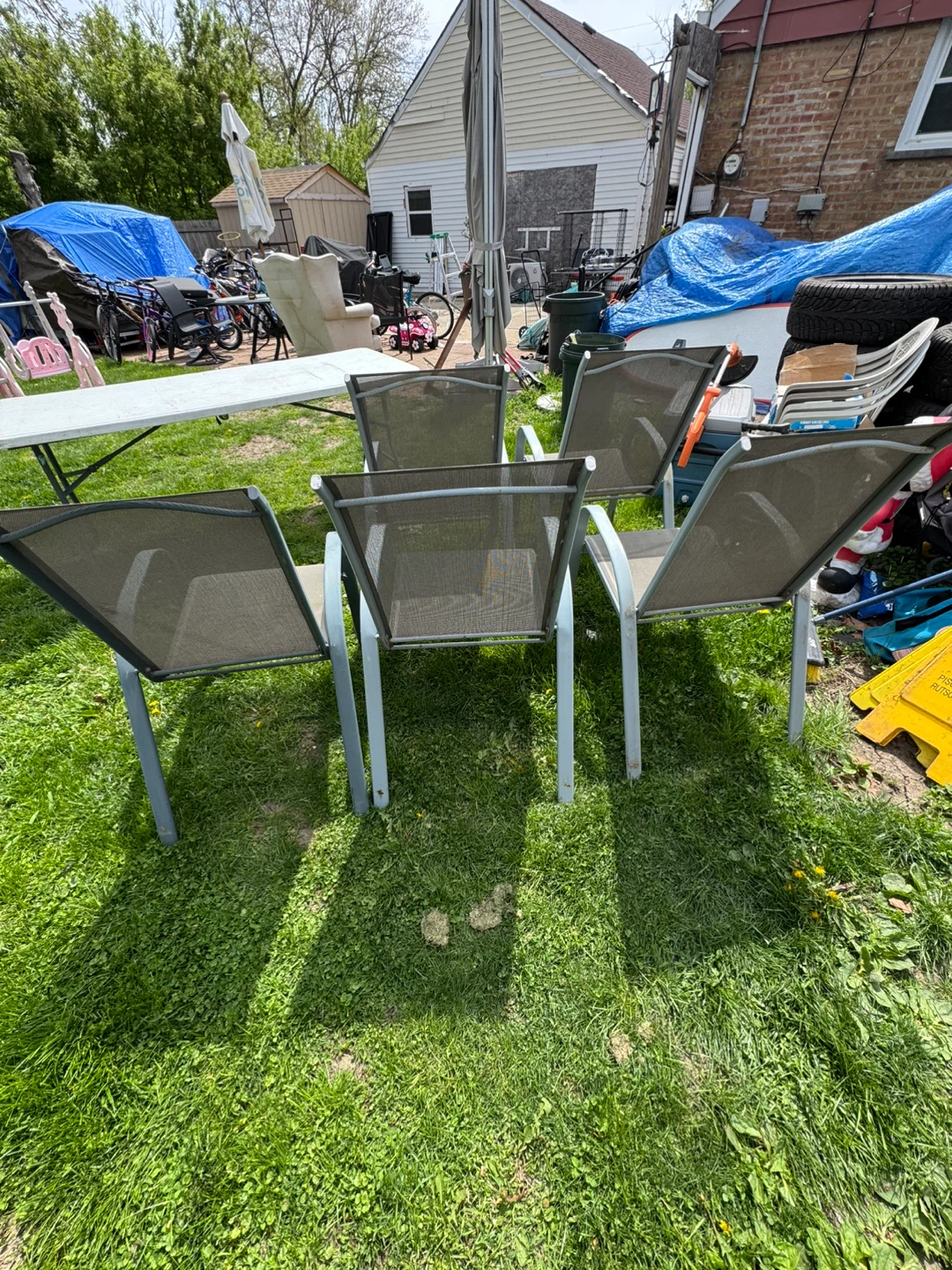 Set of 5 Outdoor Chairs - photo 3