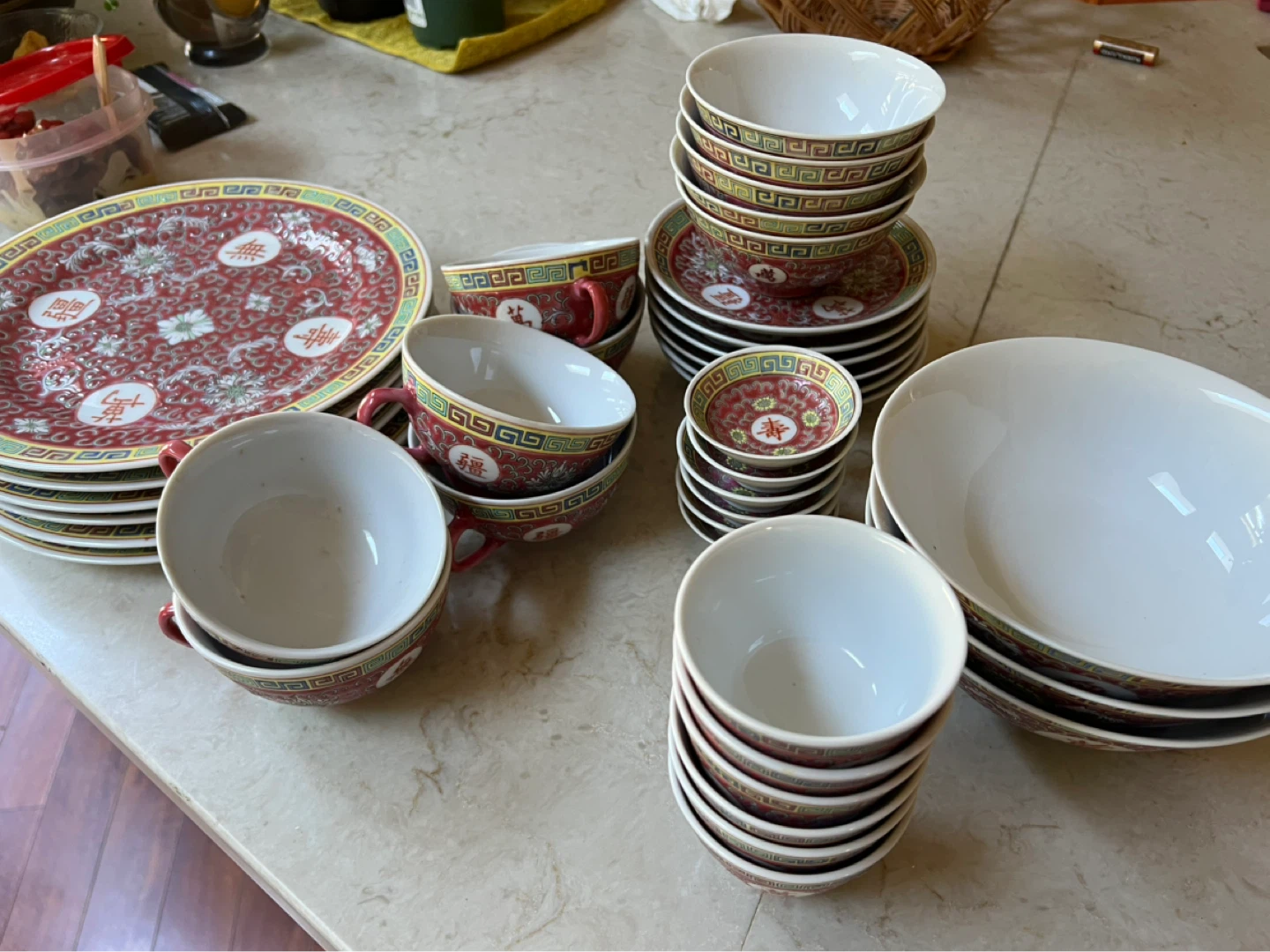 Chinoiserie Porcelain Dinnerware Set - photo 2