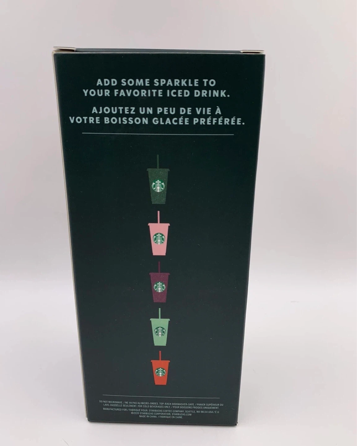 2020 Starbucks glitter cold cups reusable - photo 3